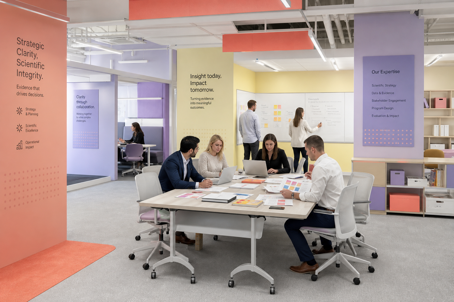 Contemporary modular workspace at STYLEZ AI LTD London office